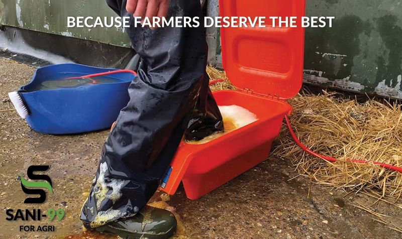 Upgrade your biosecurity to the next level with Veterinary Grade SANI-99 for AGRI